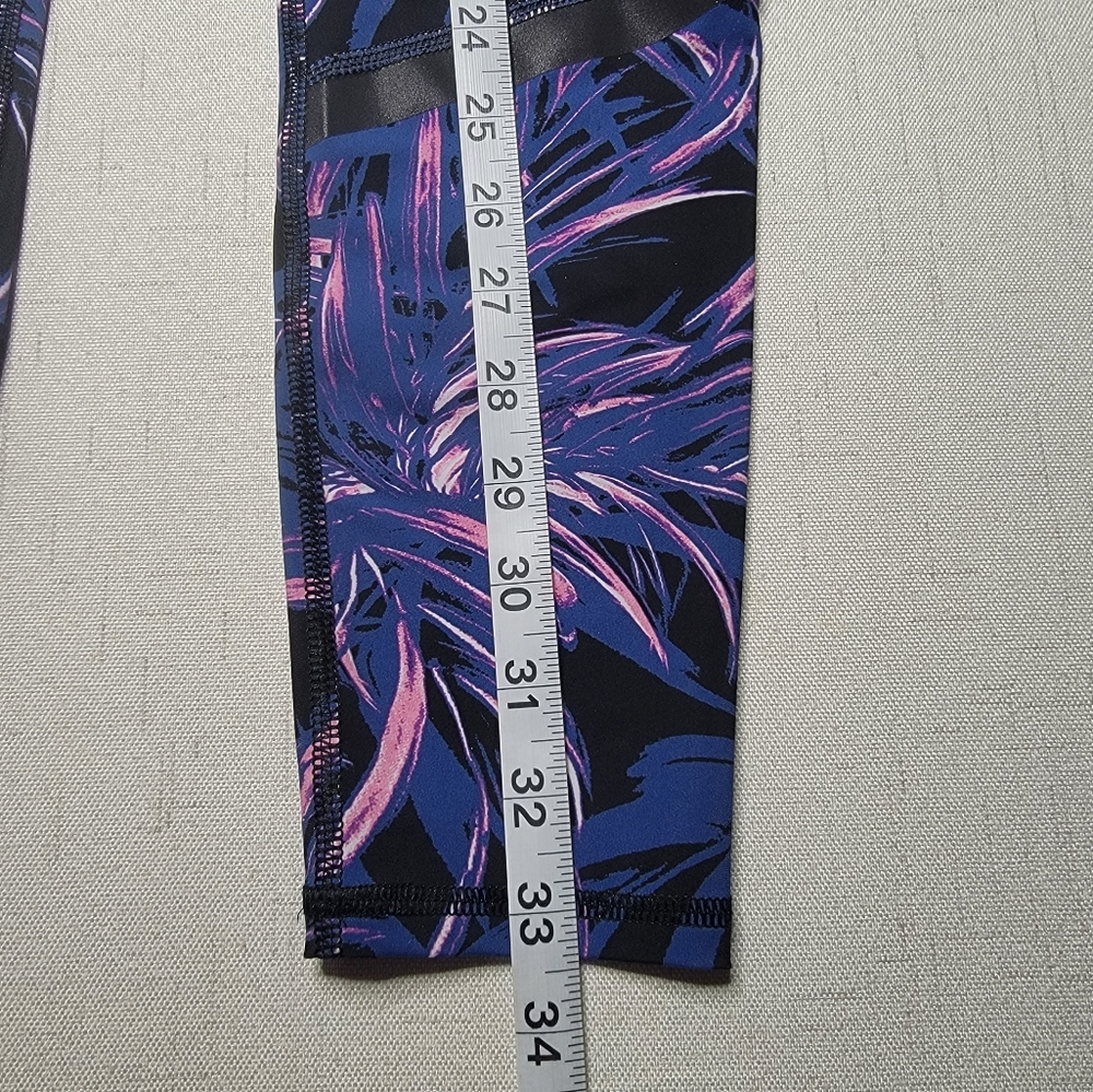 Sweaty Betty 7/8 length Neon Palm Leggings - Picture 11 of 12